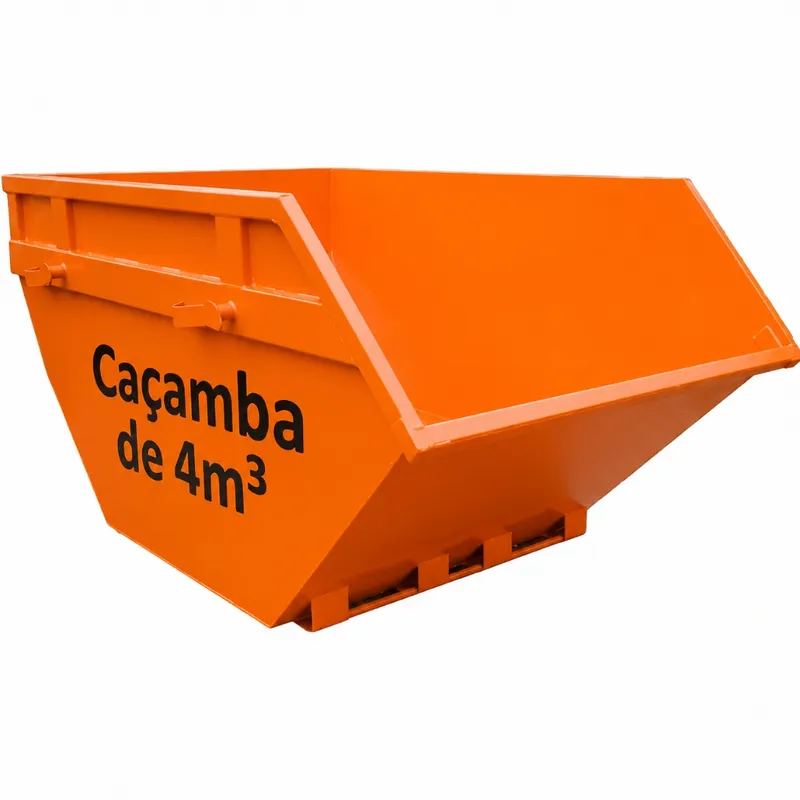 Caçamba de 4m³