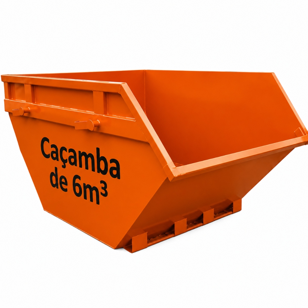 Caçamba de 6m³